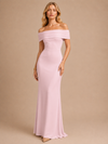 Elodie Off-Shoulder Maxi Dress – Blush Pink