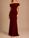 Elodie Off-Shoulder Maxi Dress – Mulberry Plum