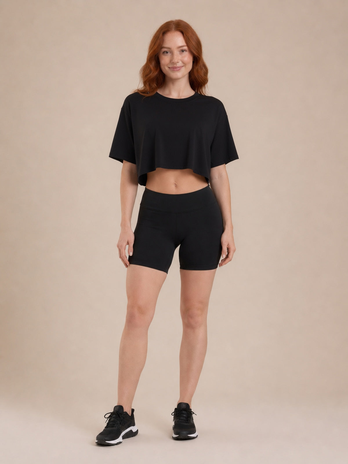 Ease Crop Workout Tee