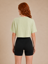 Ease Crop Workout Tee