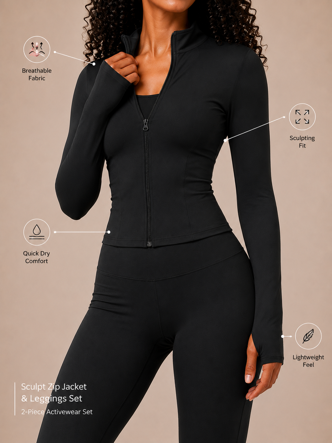 Sculpt Zip Jacket & Leggings Set